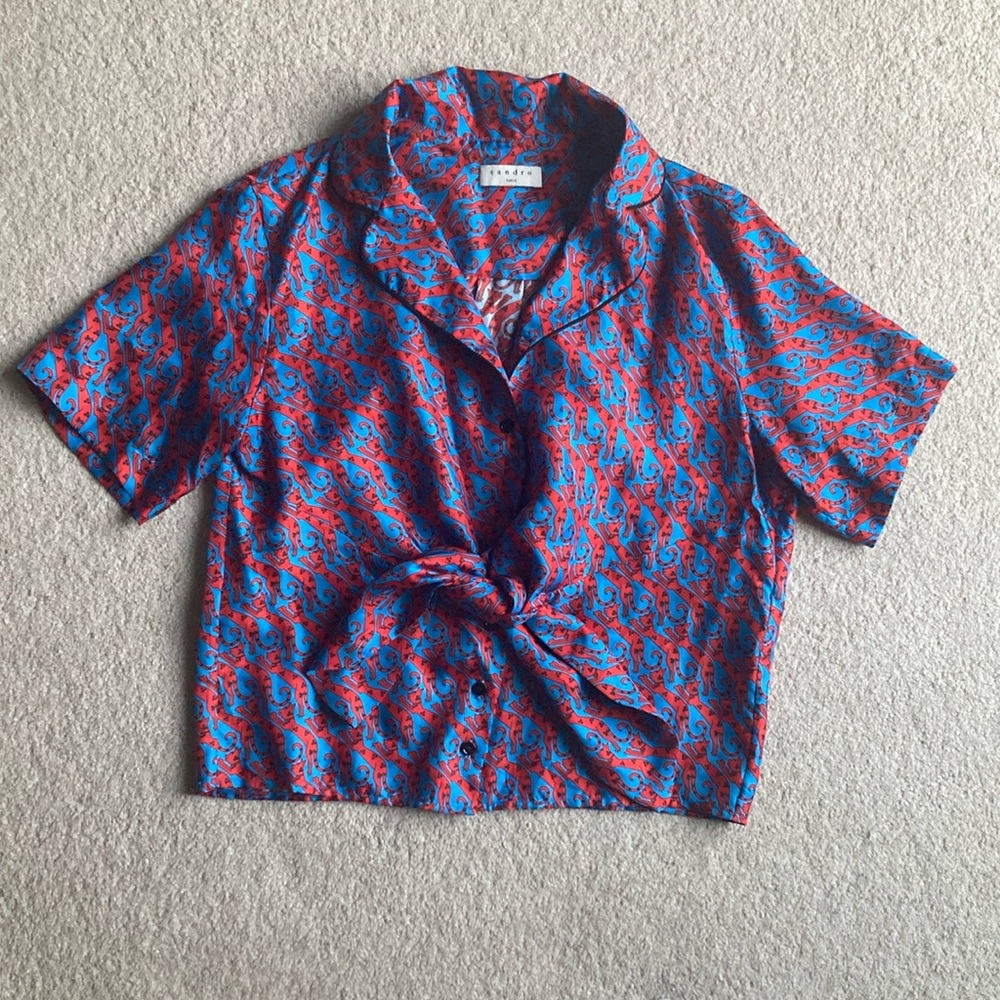 Sandro Paris silk top
